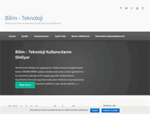 Tablet Screenshot of bilim-teknoloji.com